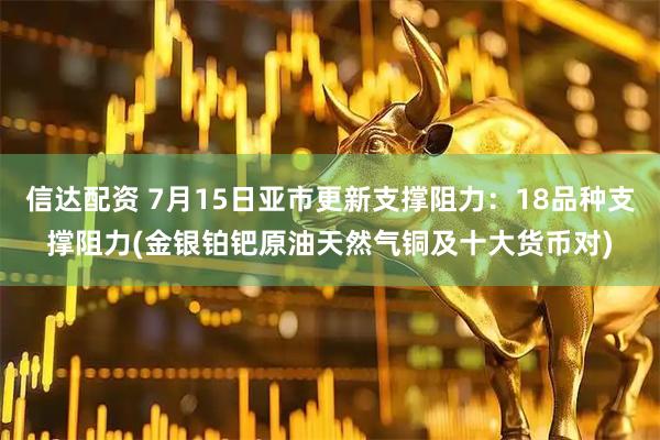 信达配资 7月15日亚市更新支撑阻力：18品种支撑阻力(金银铂钯原油天然气铜及十大货币对)